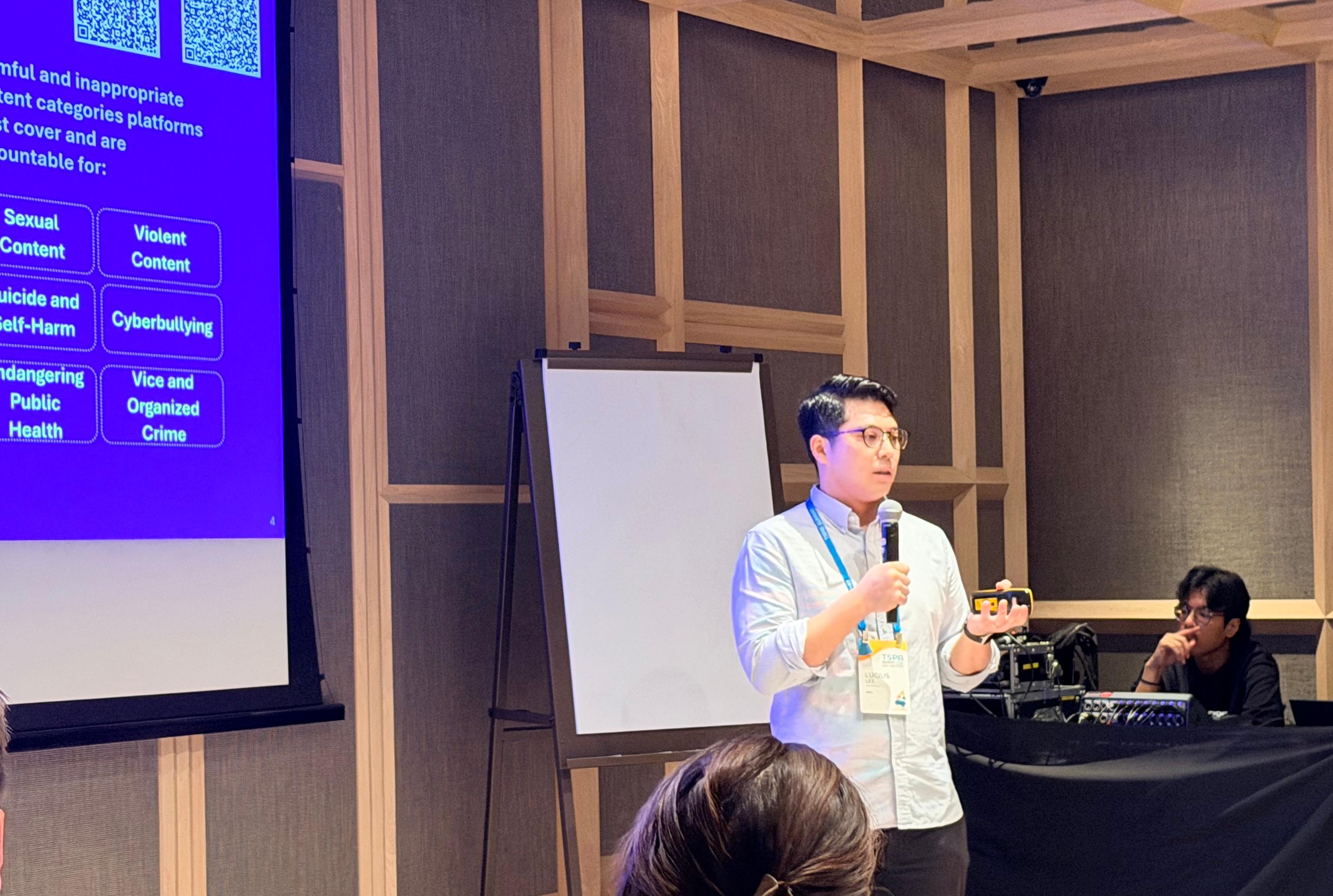 Presenter speaking at APAC Summit 2025