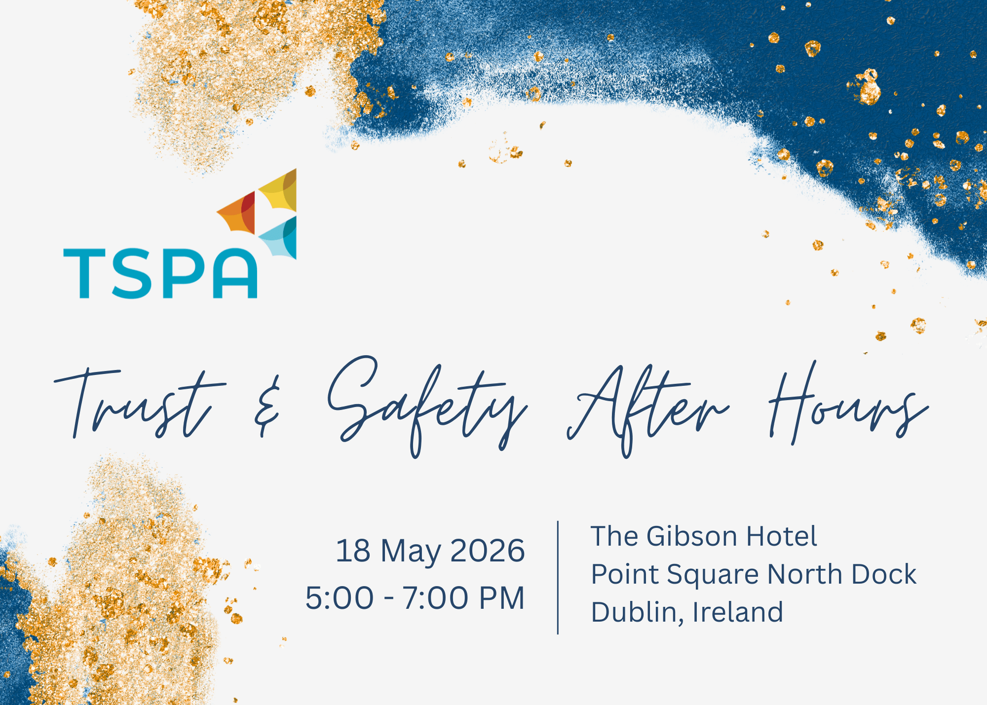 Trust & Safety After Hours reception invitation